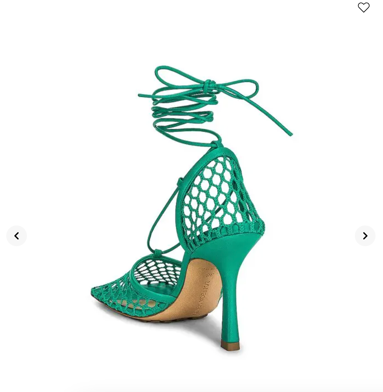 Bottega Veneta Stretch Ankle Strap Sandals in Acid Turquoise - New in Box