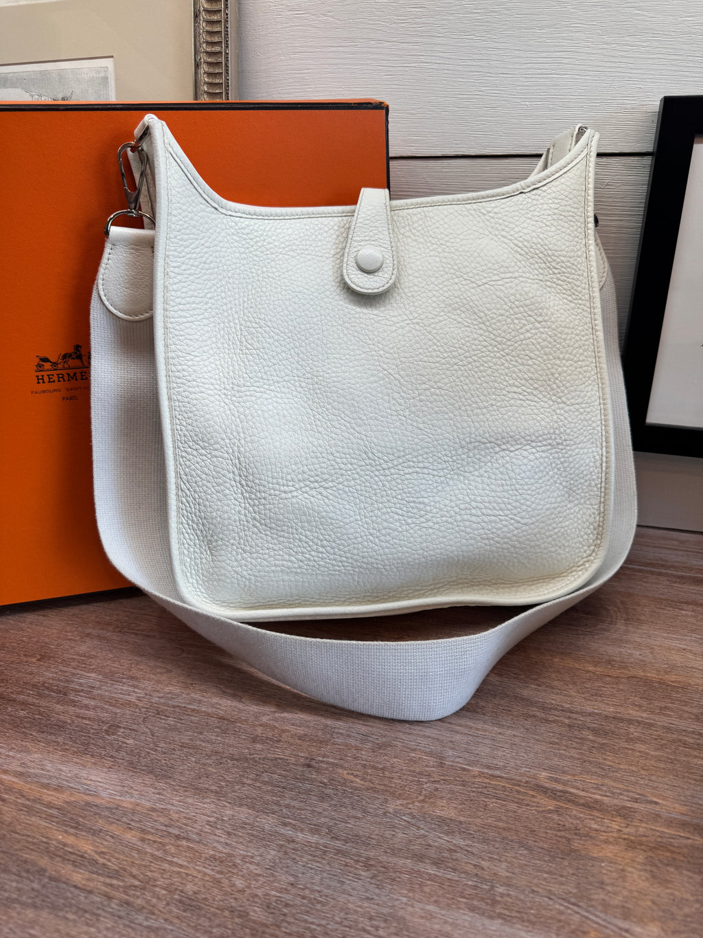 Hermès Evelyne PM 29 - Craie