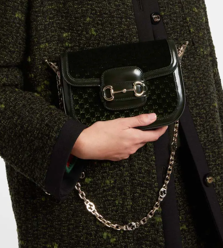 7301 - Gucci Horsebit 1955 Small Shoulder Bag - NWT