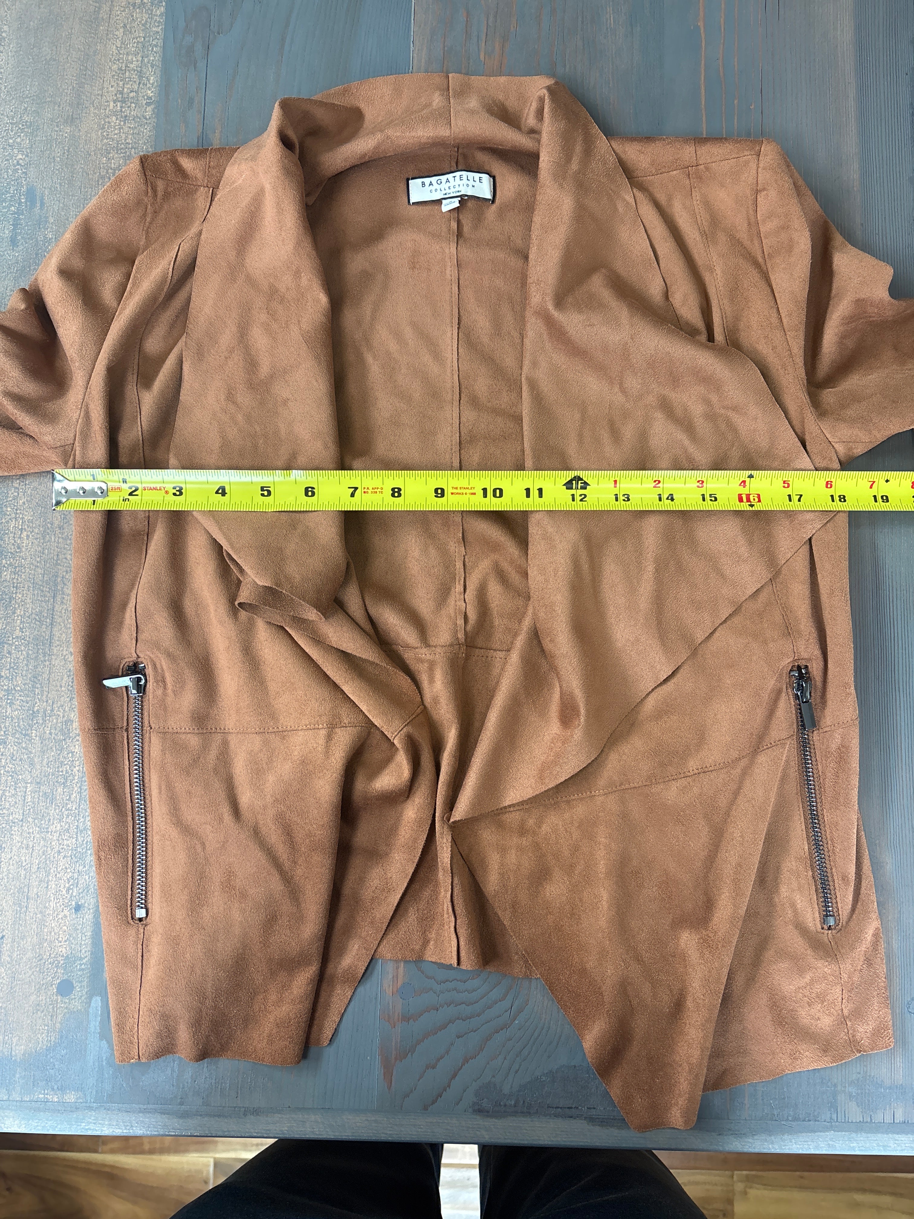 Bagatelle Draped Jacket Drape - Size Small - NWT