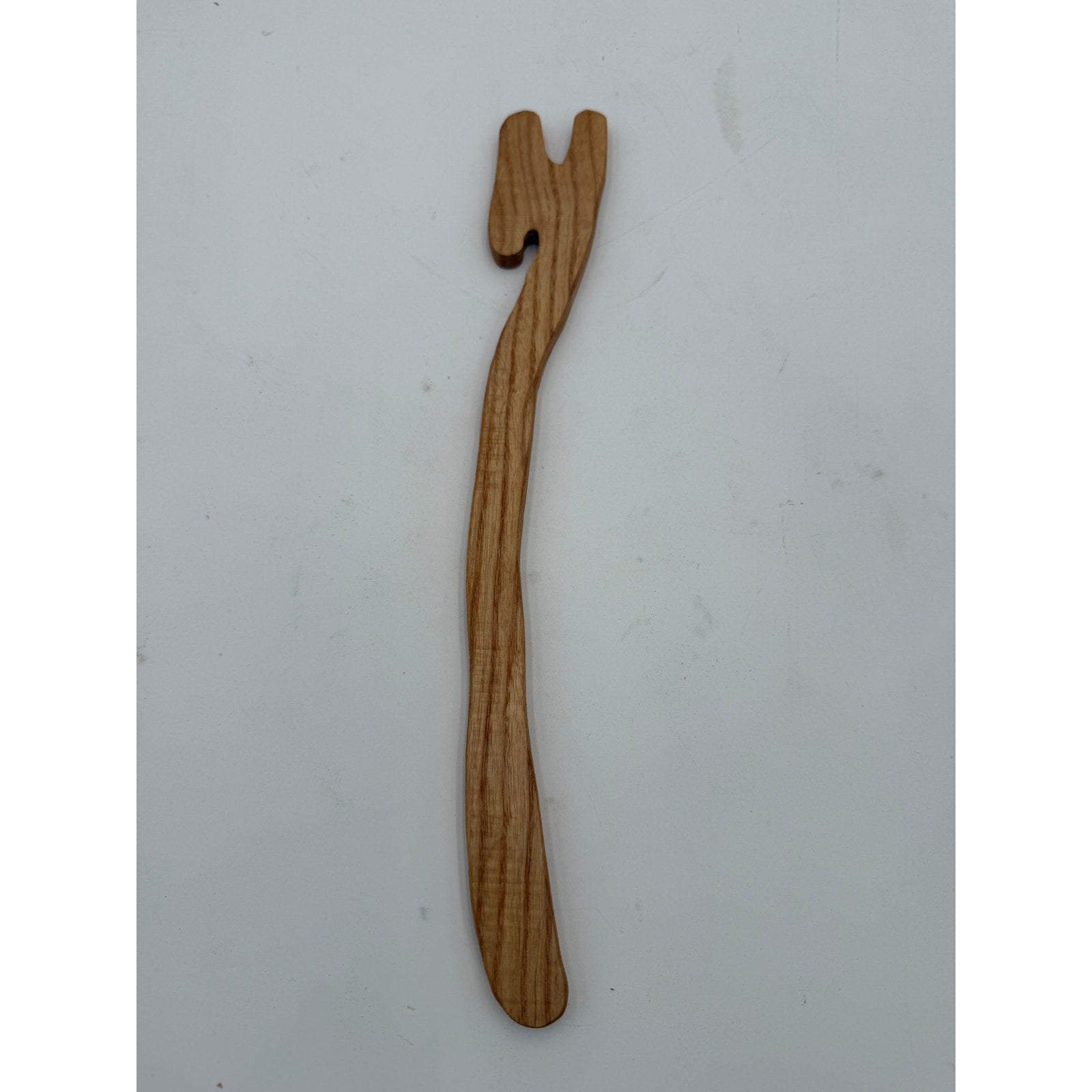Handmade Wood Oven Push Pull Stick, heat-safe rack pusher, ergonomic handle, walnut ash or padauk, kitchen gift