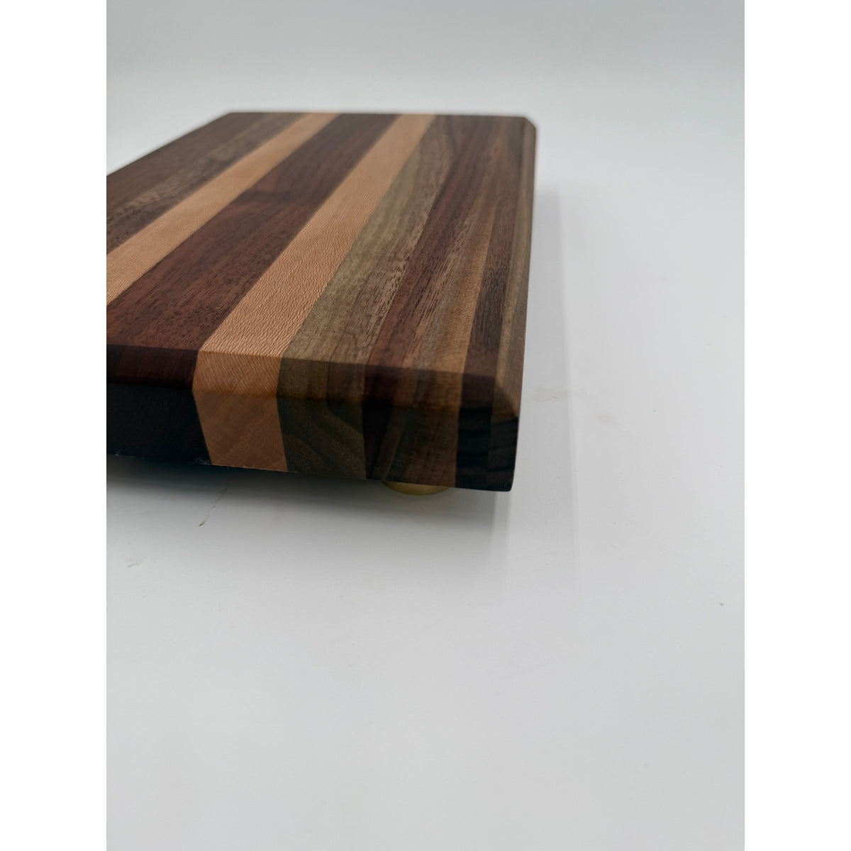 Walnut and Sycamore Cutting Board, Edge Grain, 12x8x1.5 Inch, Hand Crafted, SKU 1480