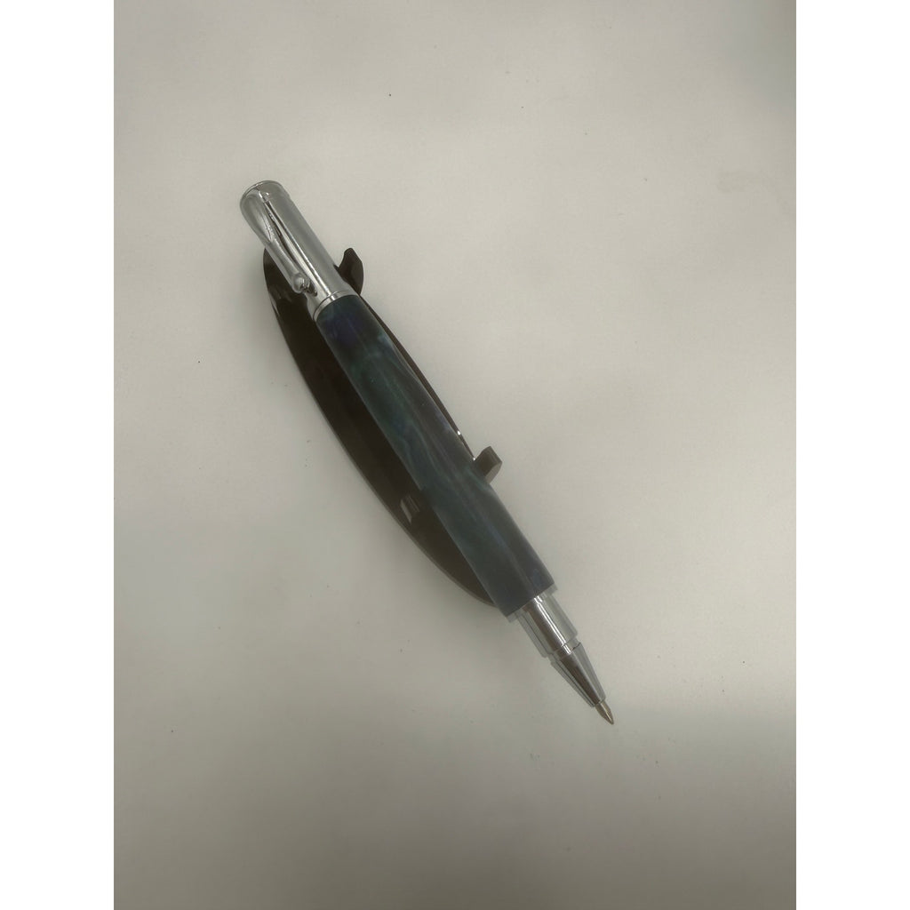 Zen Rollerball Pen with Diamondcast Body, Hand Turned, Multicolor, Deluxe Writing Gift, SKU 1472