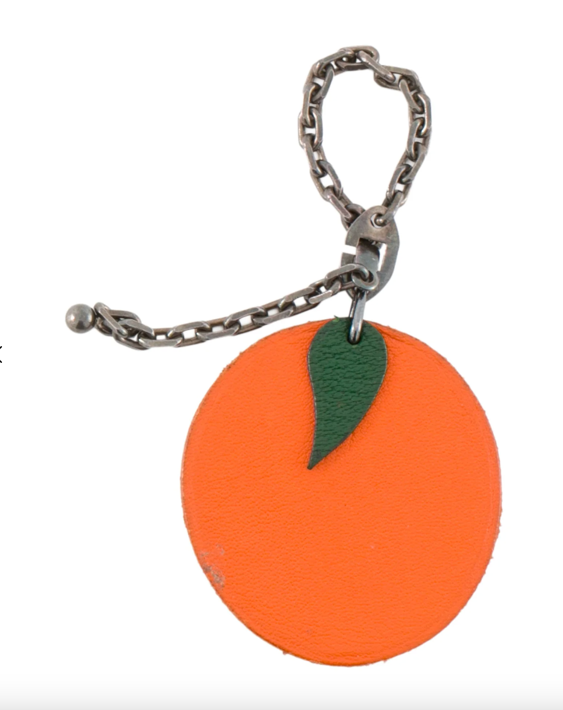 7240 - Hermès Gulliver & Chevre Orange Bag Charm
