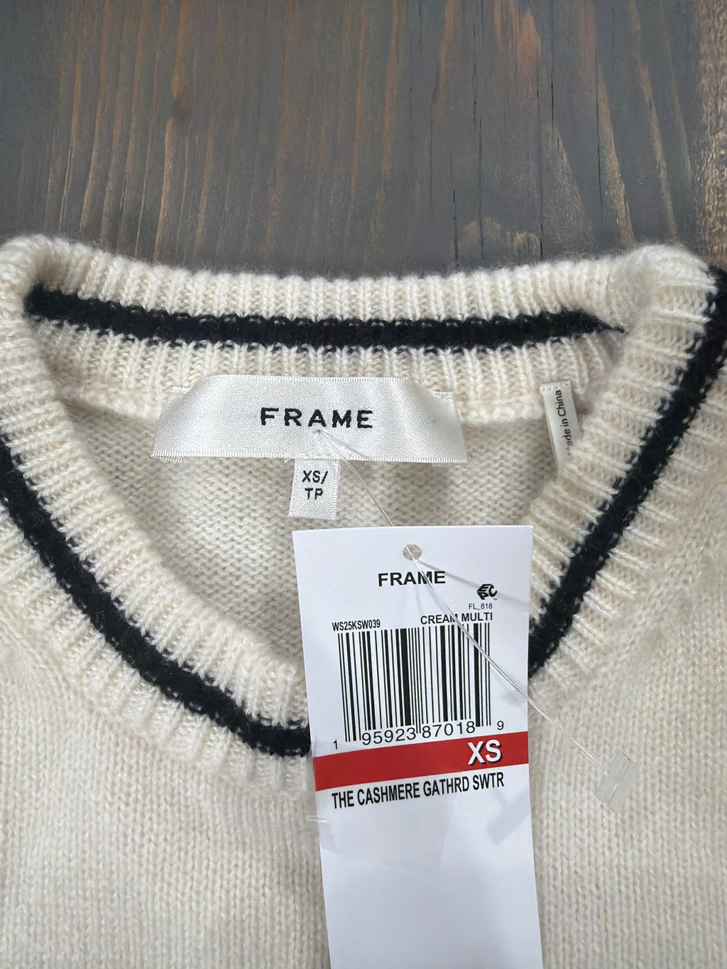 5699 - Frame The Cashmere Gathere - NWT - Size XS - Retail $468