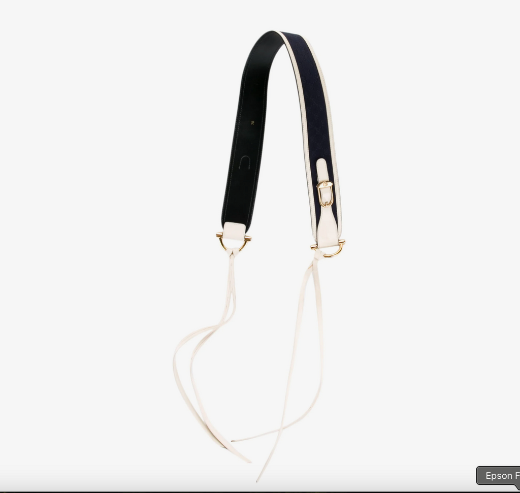 Gucci Micro GG Canvas Monogram Tie Belt - Size 70 Small