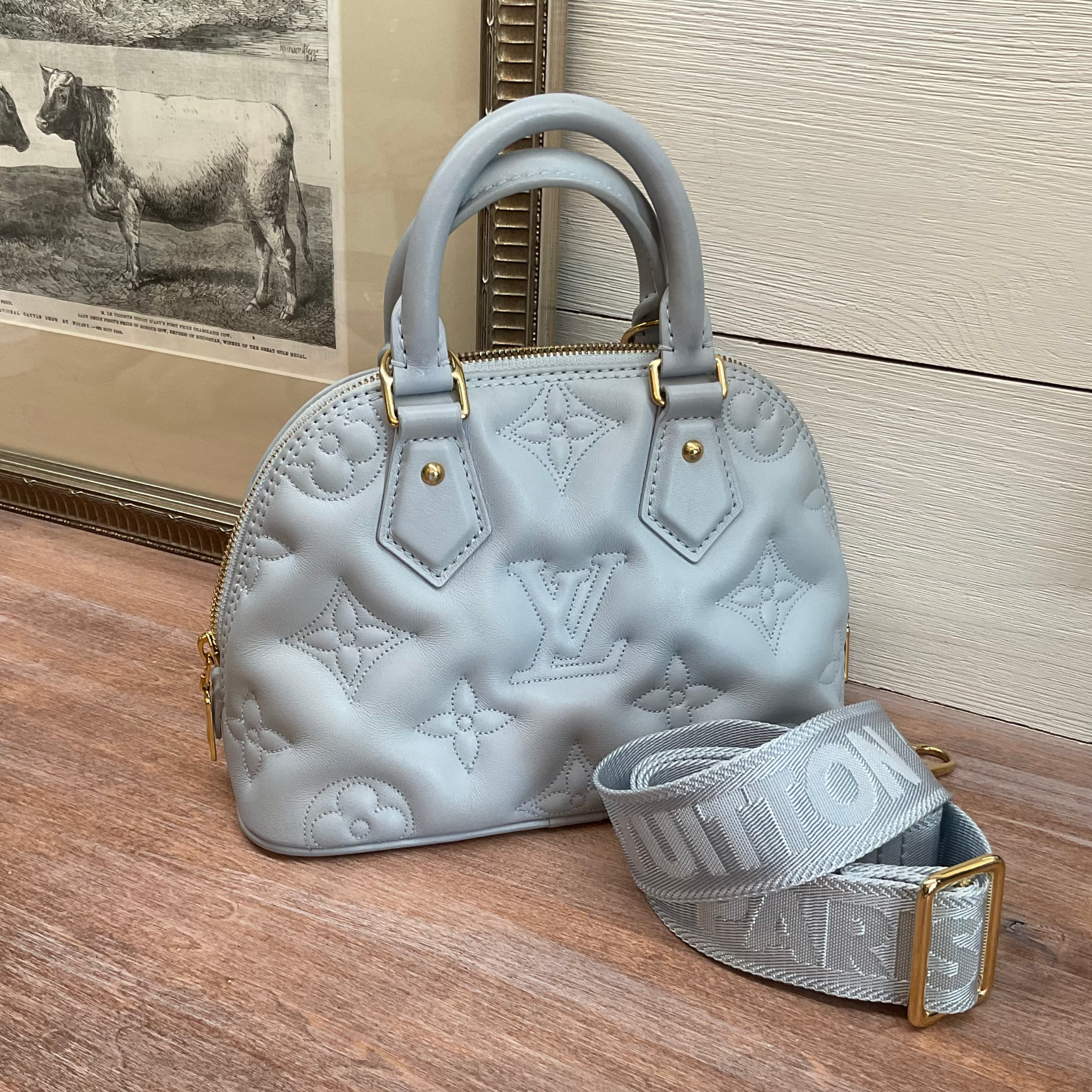 Louis Vuitton BubbleGram Alma BB - Periwinkle Blue