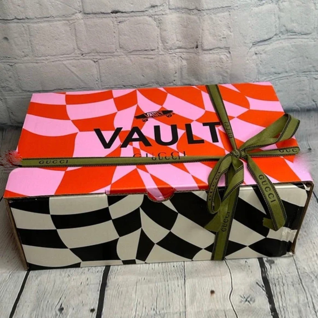 Gucci VAULT x Vans Collab Slip-On Beaded Sneakers - Size 9 M 10.5 W - NIB