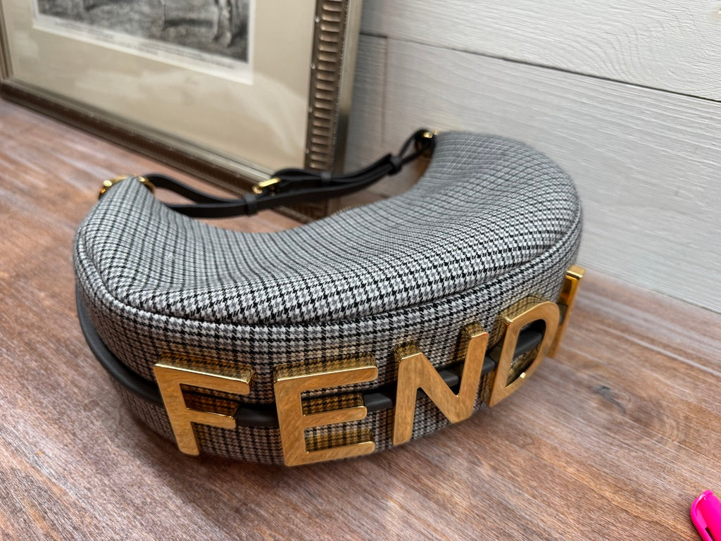 7485 - Fendi Fendigraphy Small Hobo Bag