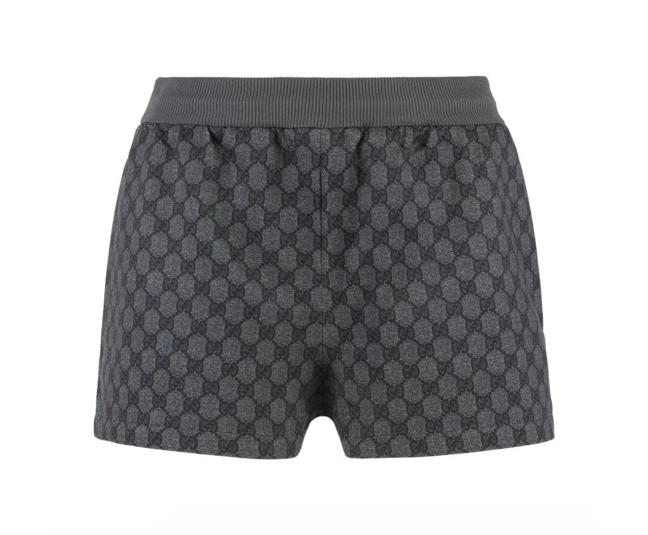 6601 - Gucci Tech Fabric Lined Shorts - Gray - Size L NWT
