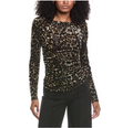 Ramy Brook Stefania Velvet & Mesh Blouse - Size XS - NWT