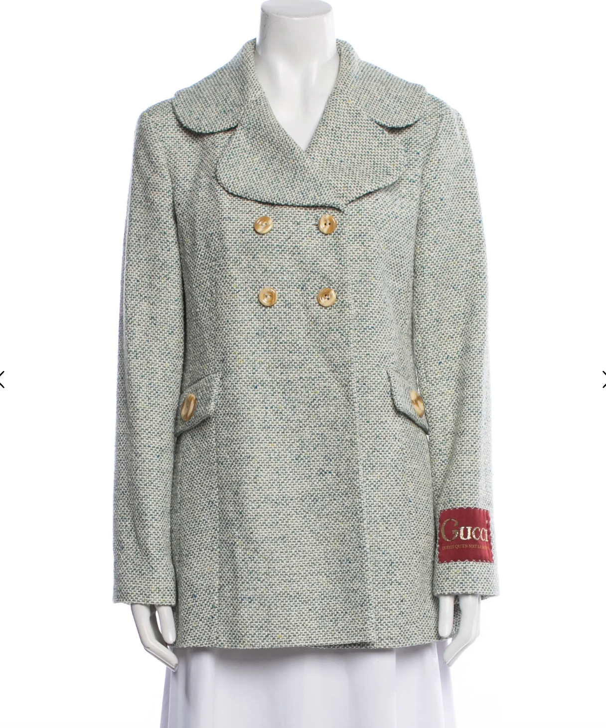 7012 - Gucci Tweed Jacket - Size 44