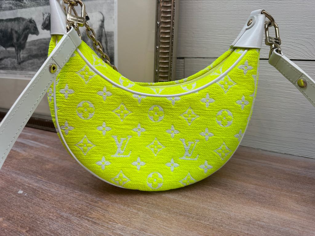 Louis Vuitton Match Monogram Velvet Jacquard Loop Handbag
