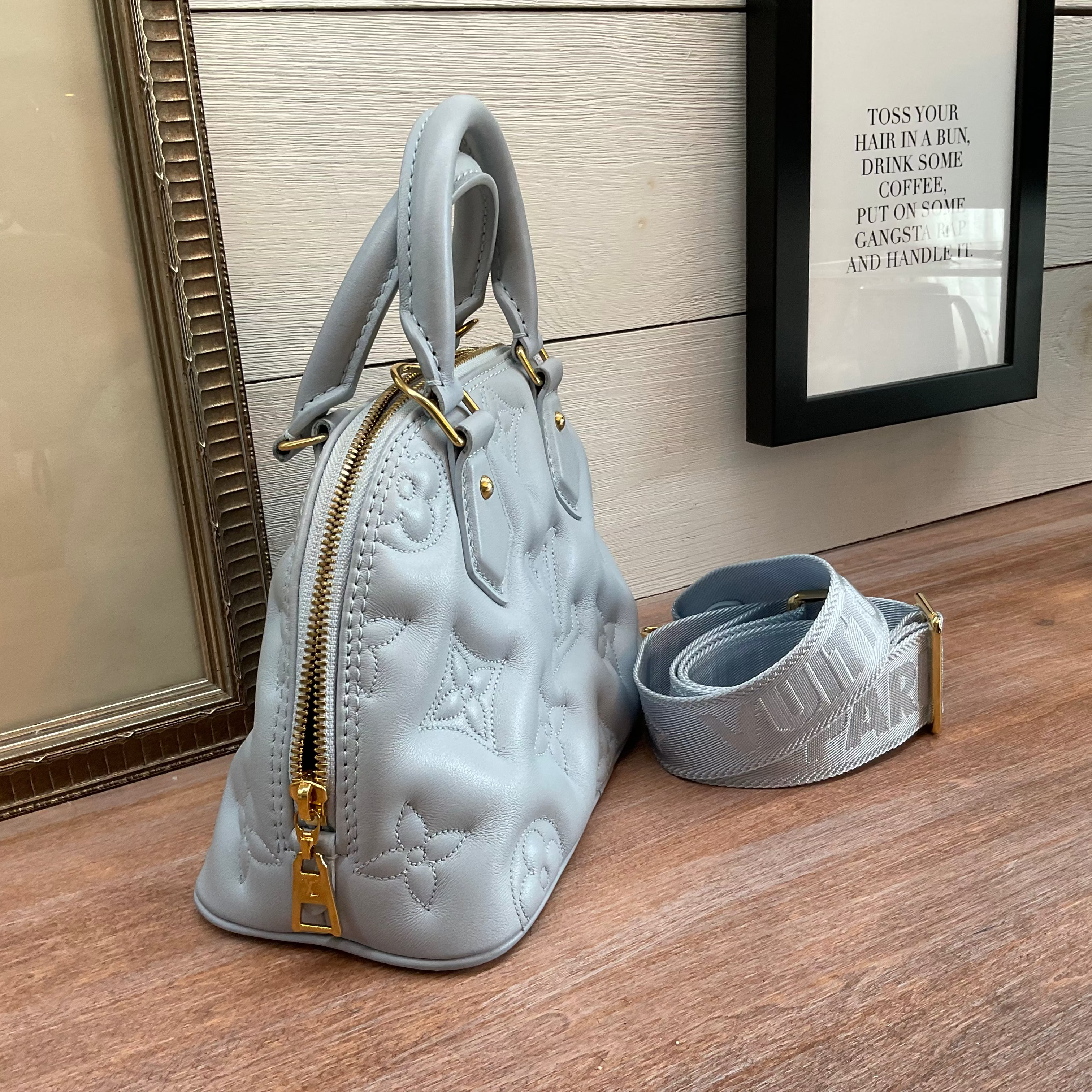 Louis Vuitton BubbleGram Alma BB - Periwinkle Blue