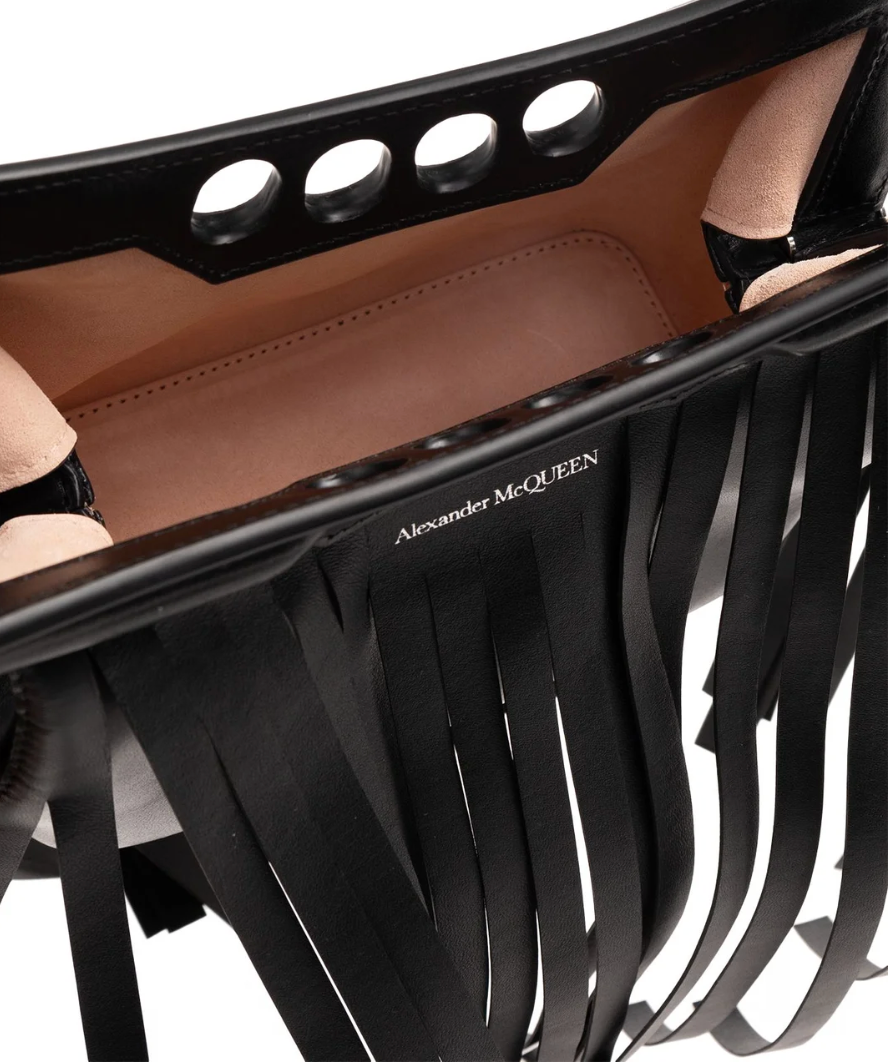 4725 - Alexander McQueen Mini Peak Fringe - NWT