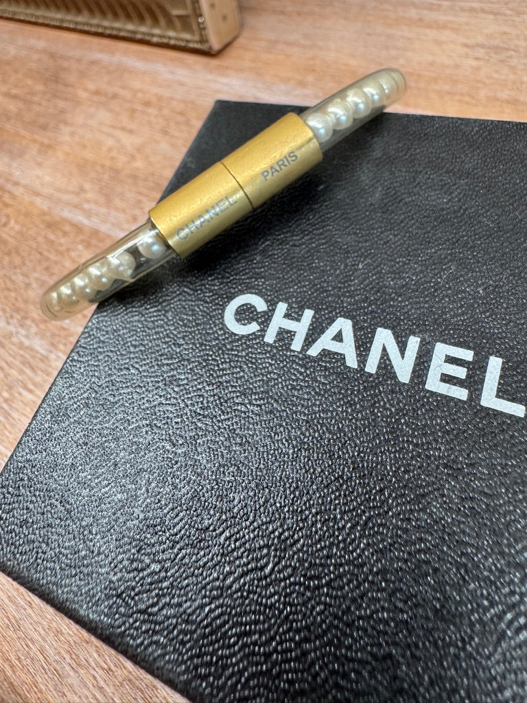 Chanel Encased Pearl Bracelet
