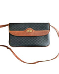 Gucci Vintage Micro GG Shoulder Bag - Black & Brown - VGUC