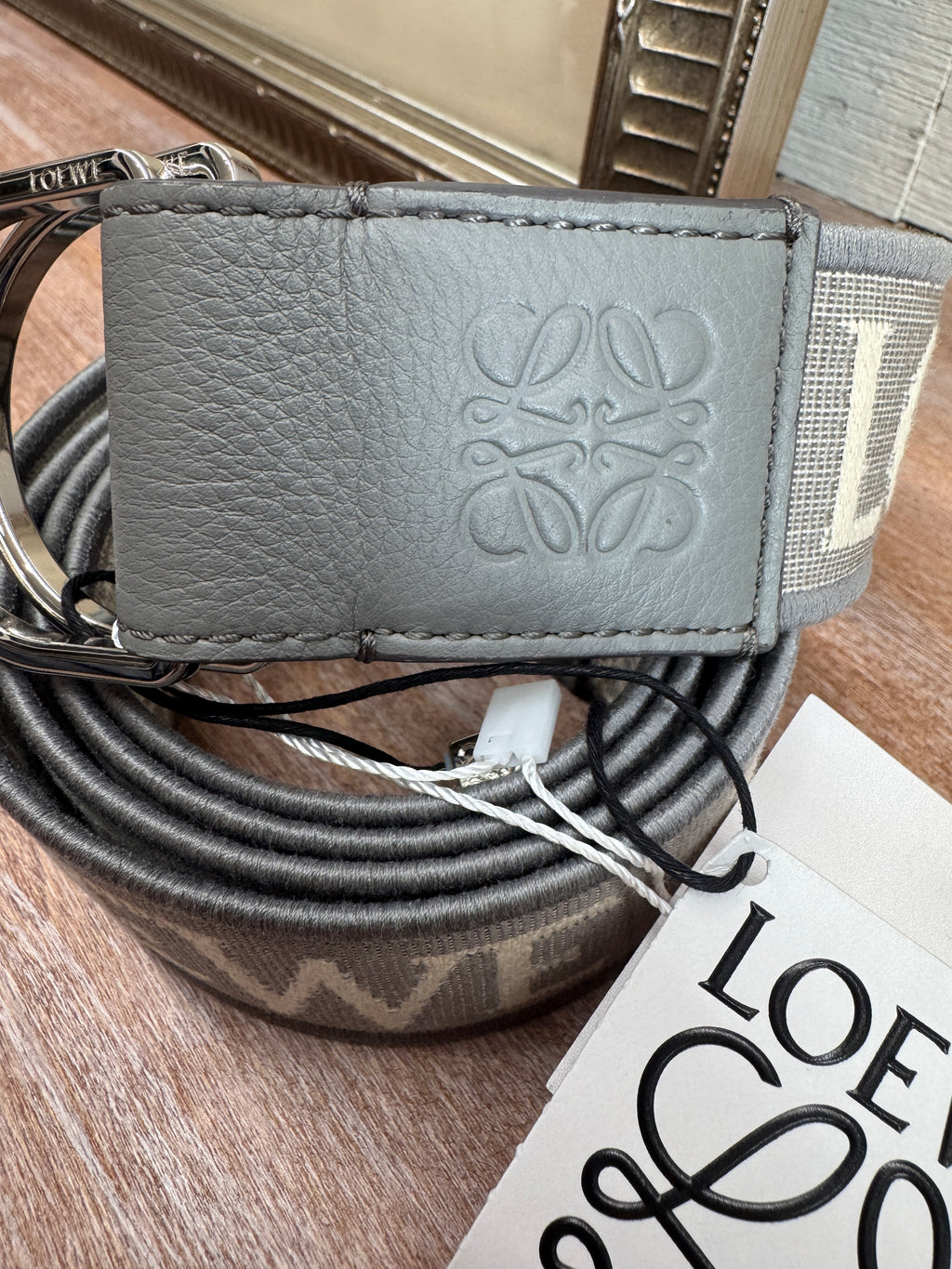 Loewe Canvas Logo Belt - One Size