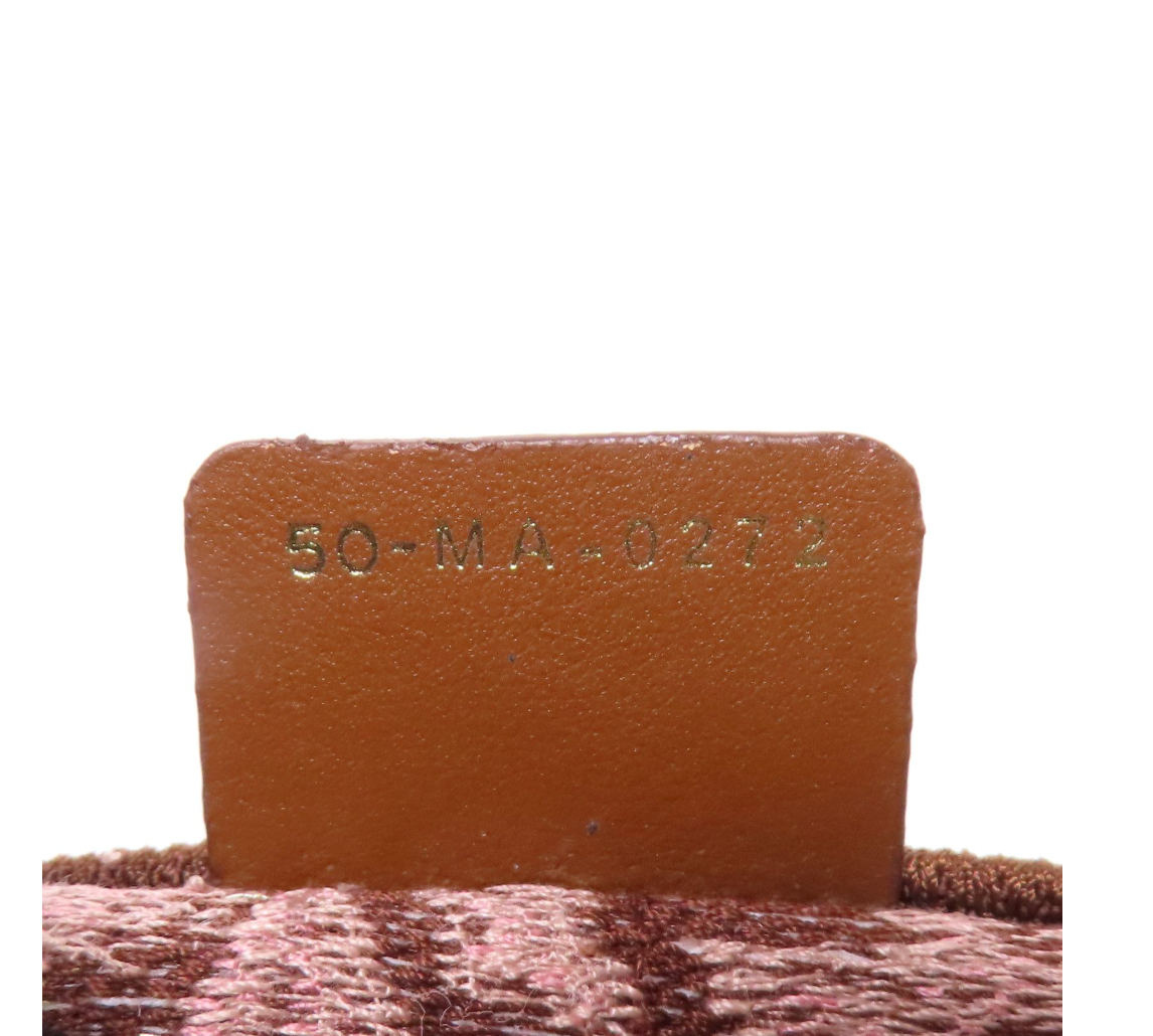 6617 - Christian Dior Small Book Tote Brown/Pink