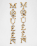 6975 - Alexander McQueen Logo Drop Earrings - NWT