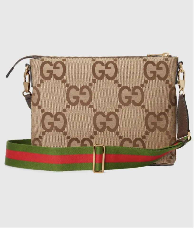 7230 - Gucci Jumbo GG Messenger Bag - NWT