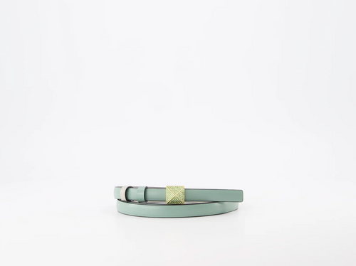 4619 - Valentino One Stud Crystal Reversible Belt - Size 85 -New