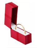 R.H. Macys Solid 14k Gold Polished Hinge Bangle Bracelet - New in Box - Retail $2600