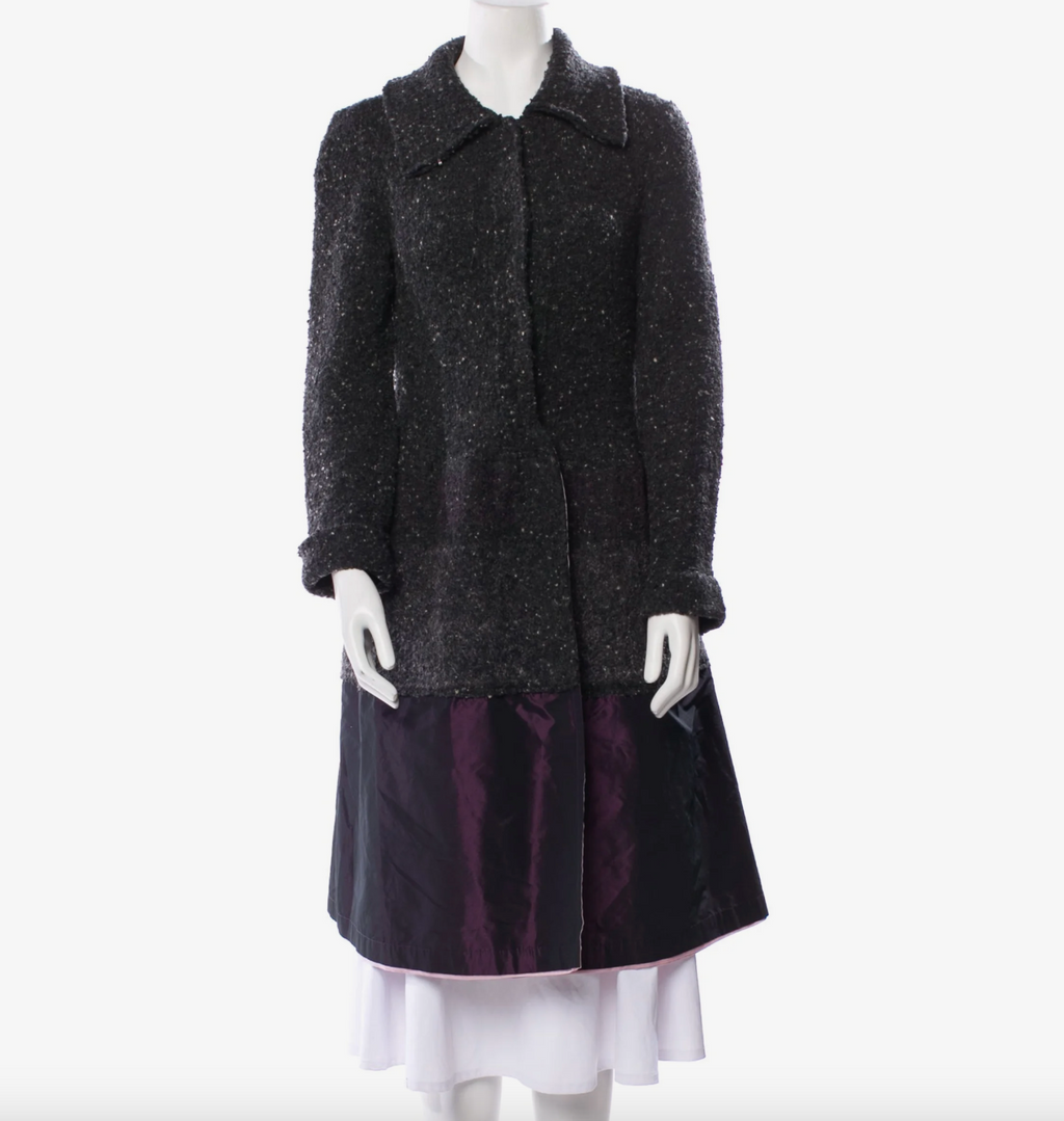 Sacai Vintage Wool & Silk Coat - Size "2" Medium