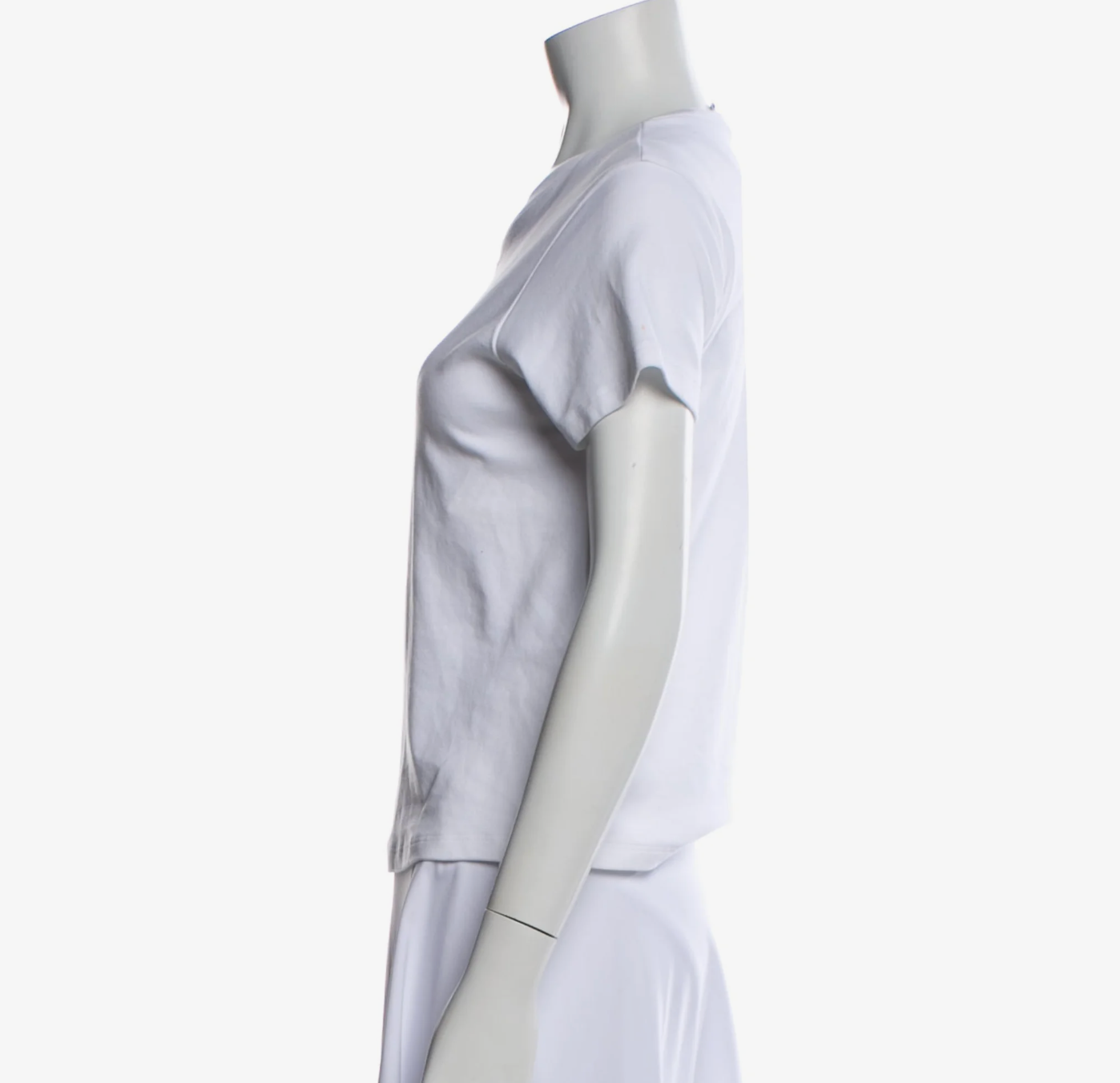 7010 - Alexander McQueen White Skull Tee T-Shirt Size 44