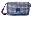 Gucci Kids Jacquard Logo Star Patch Messenger Flap Bag - NWT
