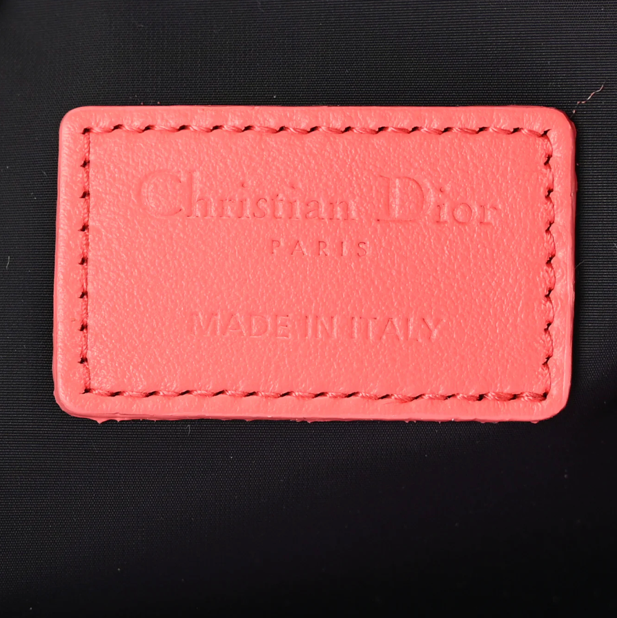 Dior Toile De Jouy Soleil Nomad Pouch - Coral - NWT