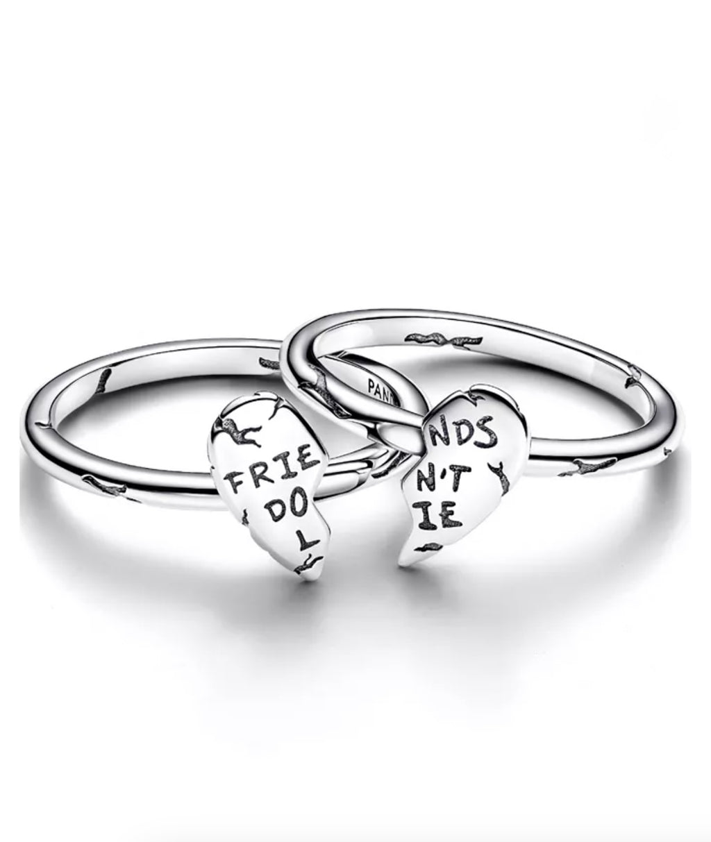 Pandora Stranger Things Friends Don't Lie Splitable Ring - Size 8.5 - New in Box