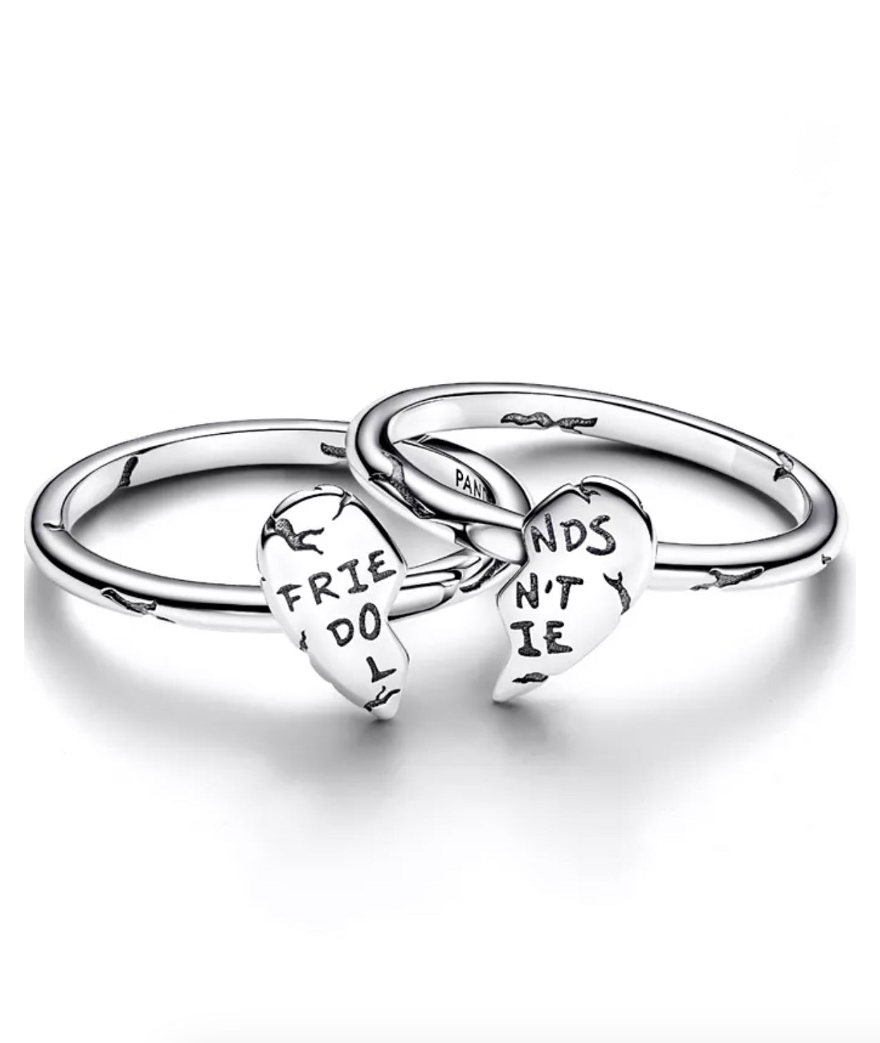 Pandora Stranger Things Friends Don't Lie Splitable Ring - Size 8.5 - New in Box