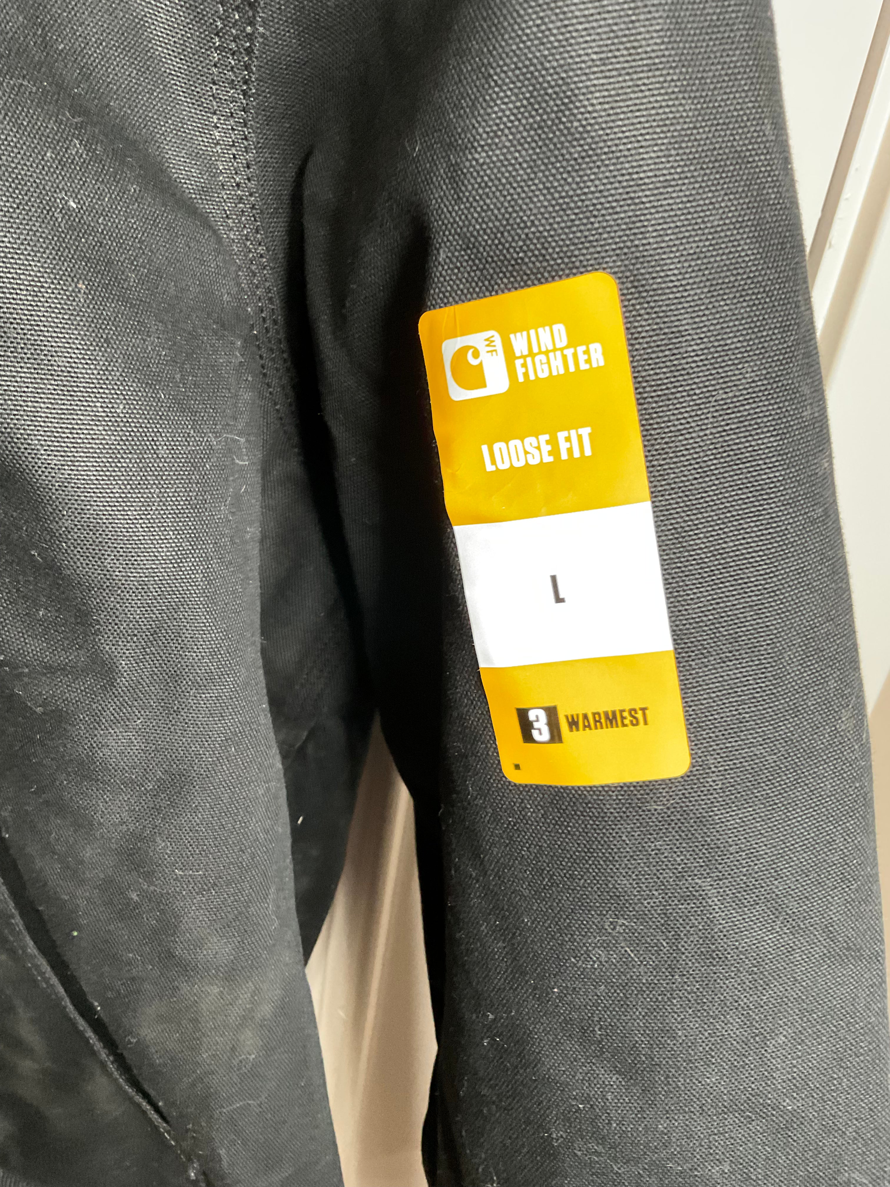 Carhartt Wind Fighter Jacket - Duck Insulated Flannel Lined (NWT with Fading)