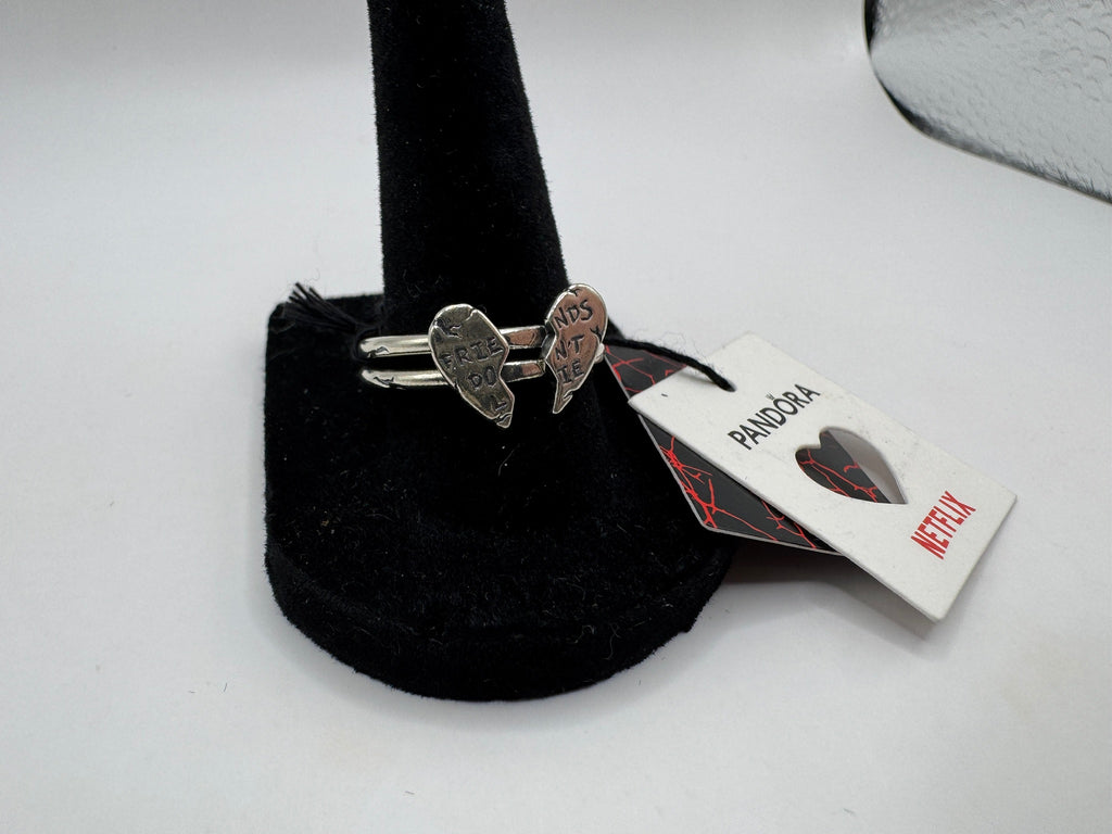 Pandora Stranger Things Friends Don't Lie Splitable Ring - Size 8.5 - New in Box