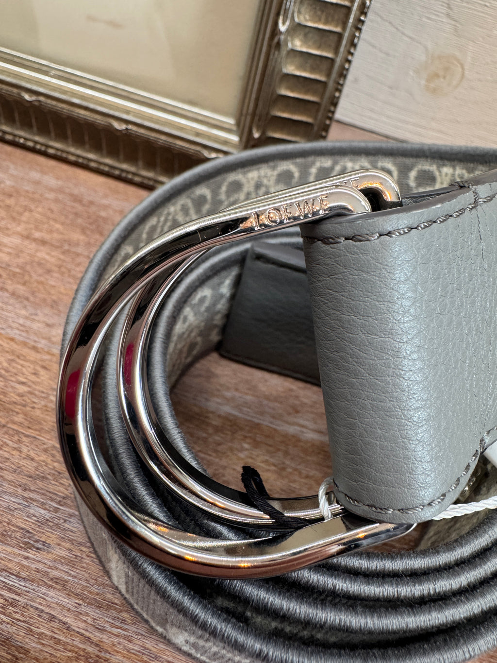 Loewe Canvas Logo Belt - One Size