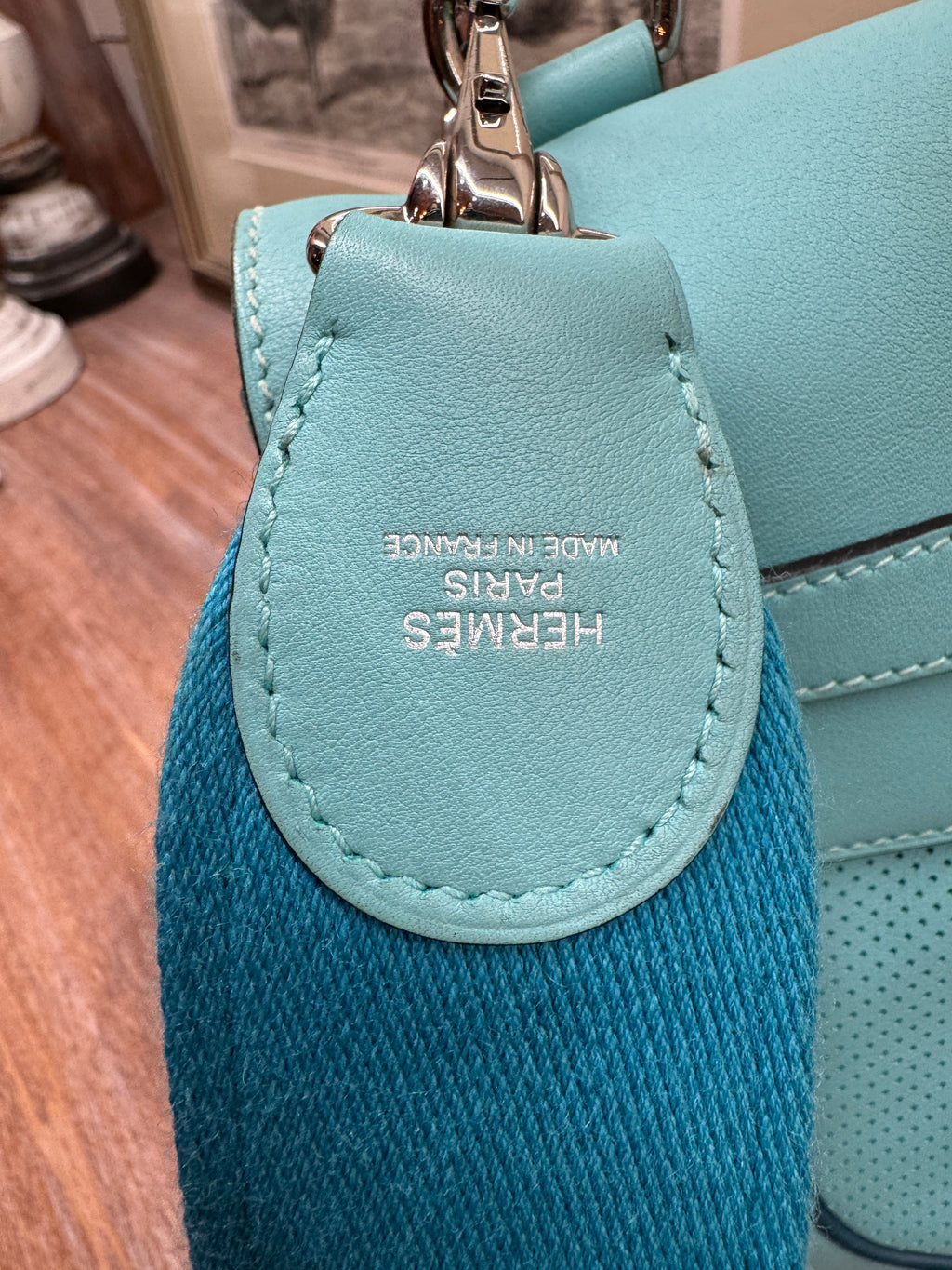 7007 - Hermes Berline 28 in Bleu Atoll
