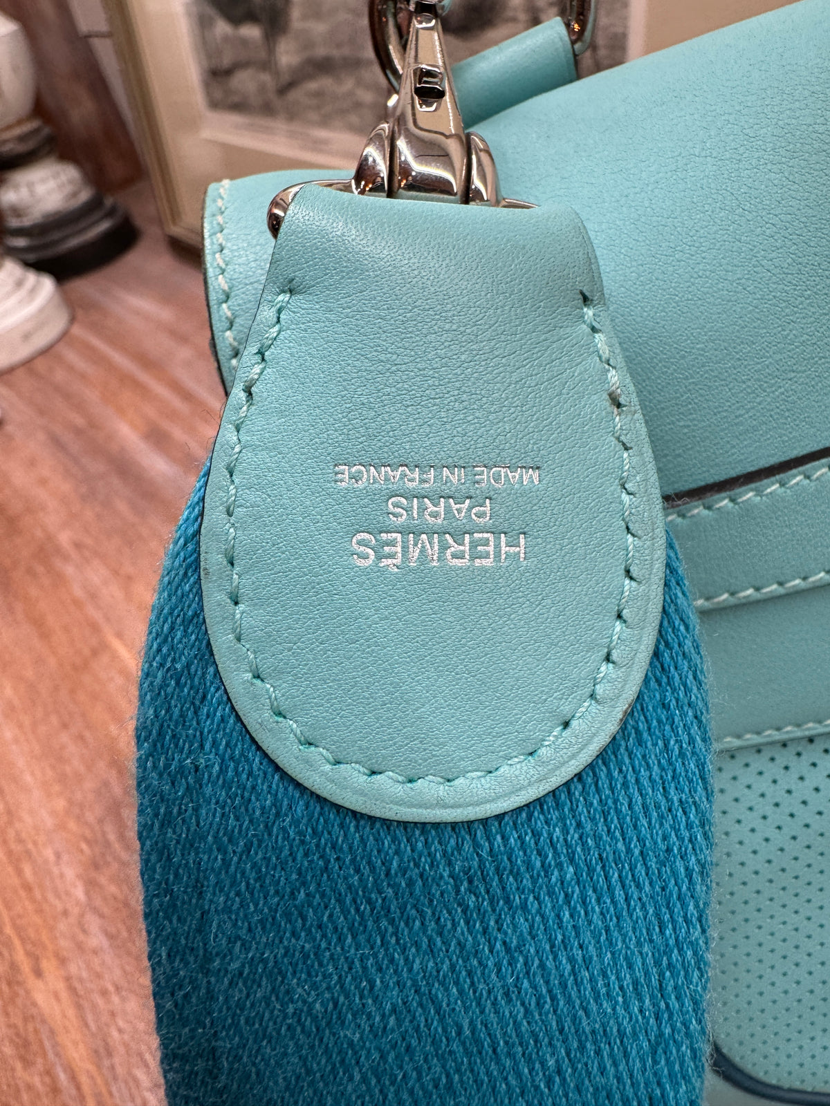 7007 - Hermes Berline 28 in Bleu Atoll