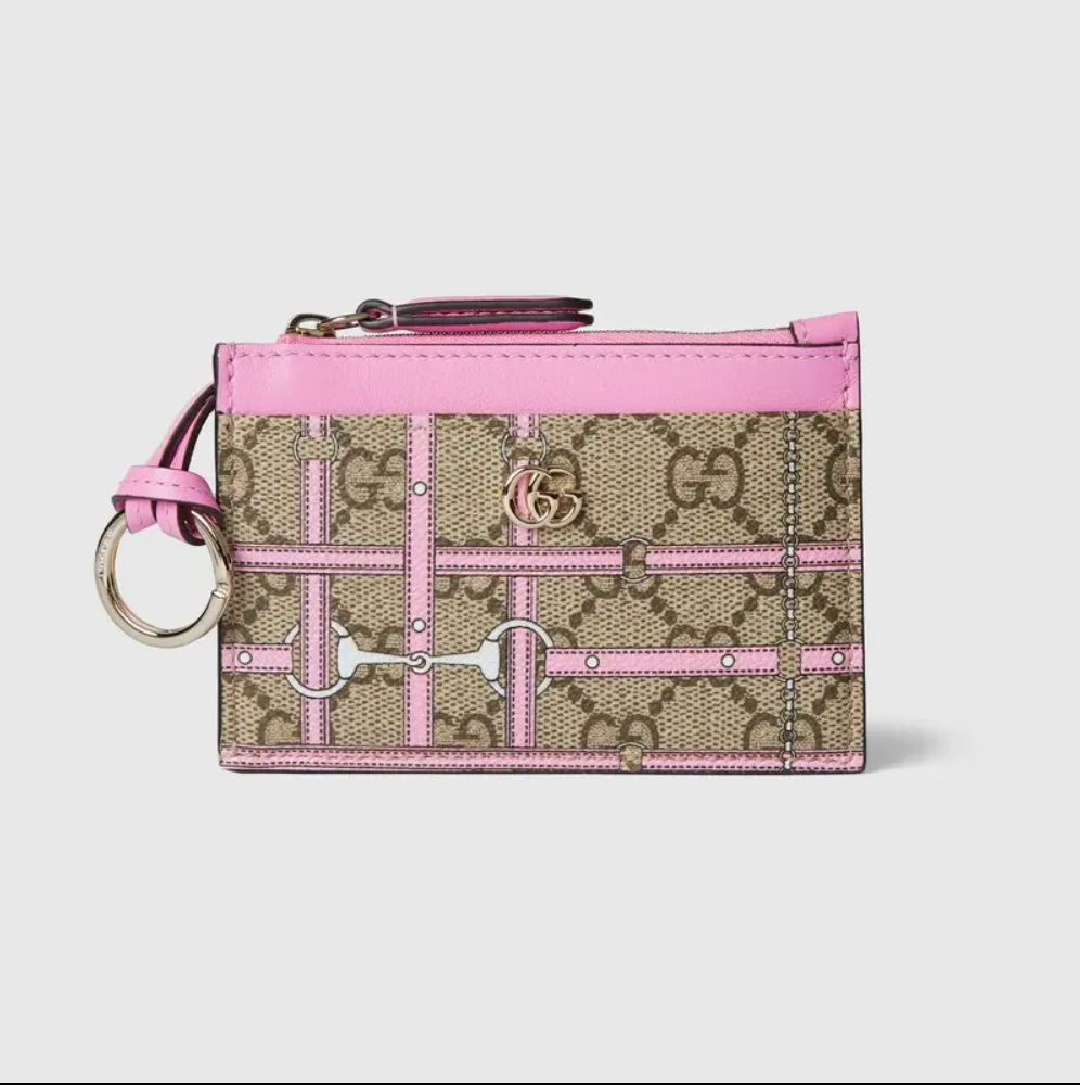 7302 - Gucci Zip Key Pouch Card Holder - New in Box
