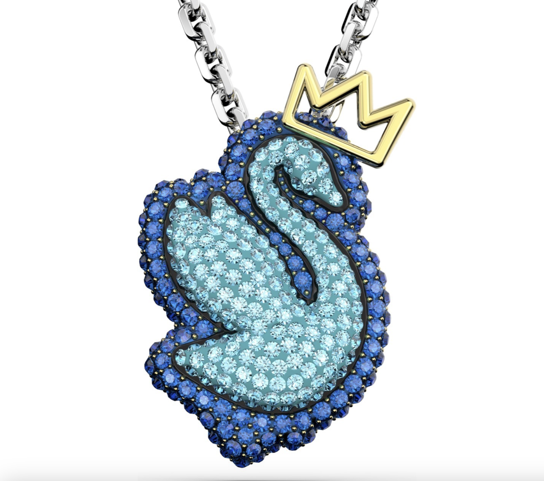 Swarovski Pop Swan Crystal Necklace - New in Box