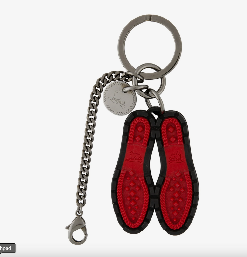 6911 - Christian Louboutin Rubber Shoe Sole Keychain
