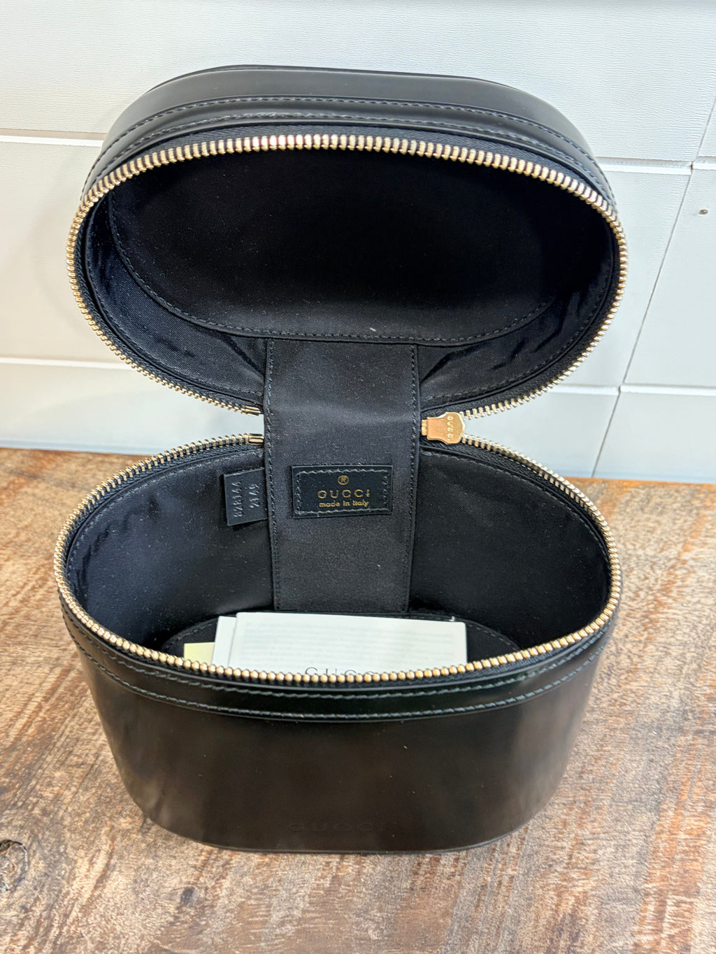 7284 - Gucci Mini Vanity Bag with bamboo handle - NWT