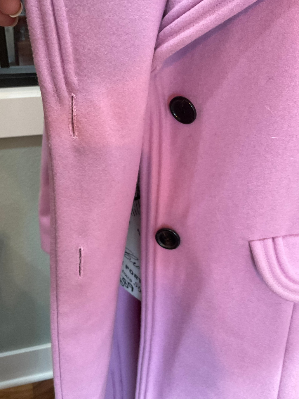 Valentino Wool Long Coat 2022-23 Collection - Pink - Size 10