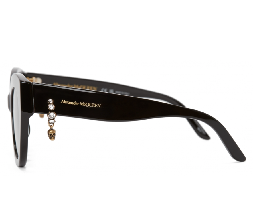6782 - Women's Skull Pendant Jewelled Sunglasses