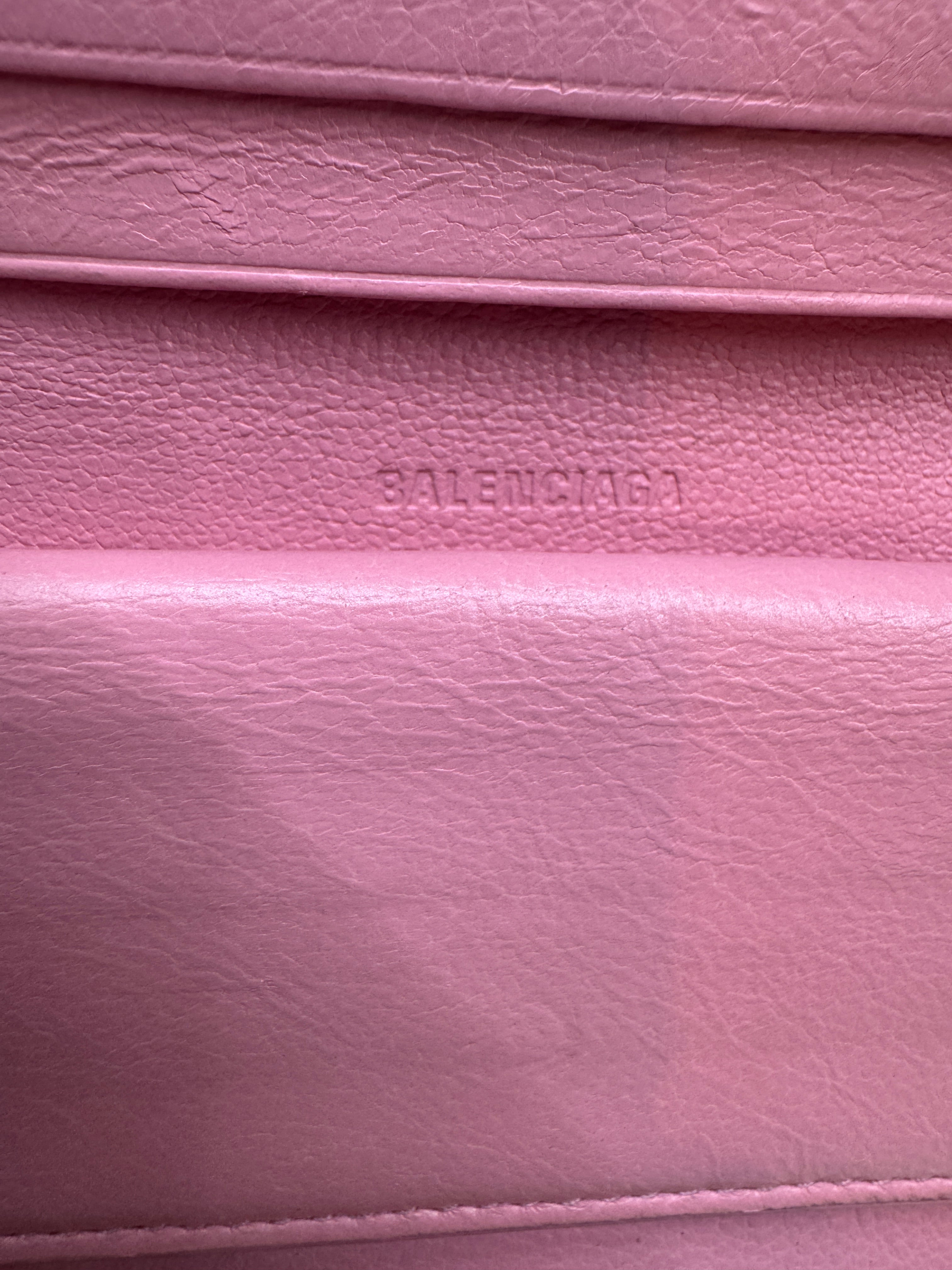 Balenciaga Leather Neo Classic Mini City Wallet