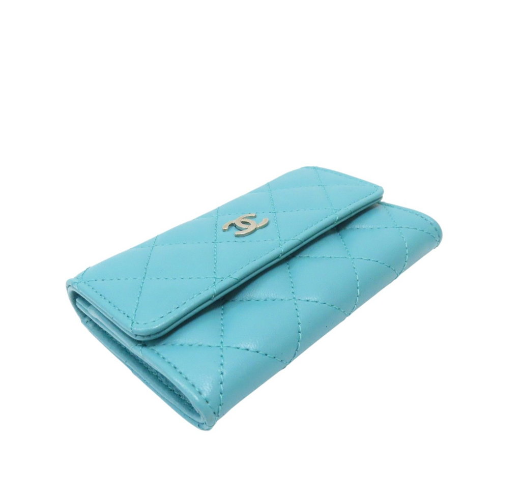6635 - Chanel Card Wallet Quilted Lambskin