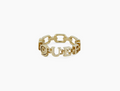 6969 - Alexander McQueen Logo Ring - Size 15 - NWT
