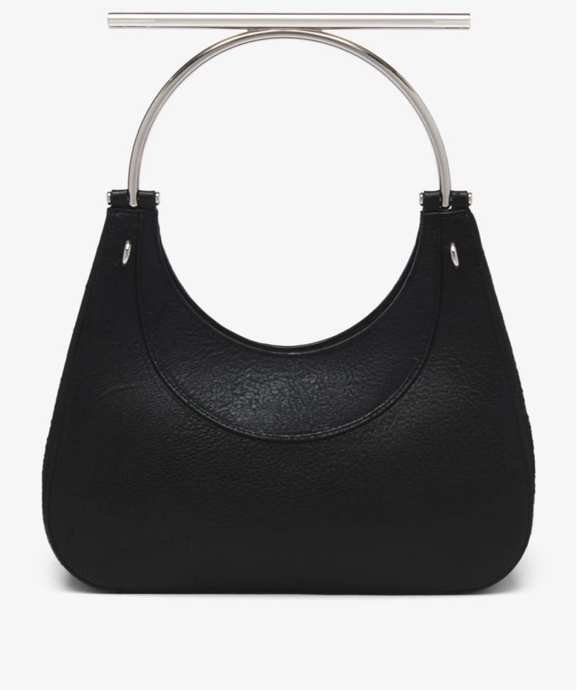 Alexander McQueen Cross-Bar TBar Logo Top Handle Bag with Strap NWT