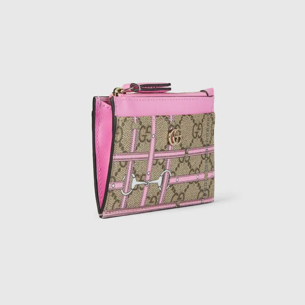 7302 - Gucci Zip Key Pouch Card Holder - New in Box