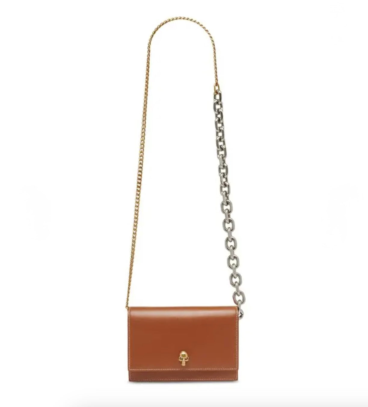 6992 - Alexander McQueen Skull Bag - Camel - NIB